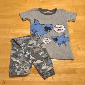 Toddler Shark 2 piece pajamas
